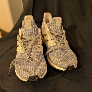 Adidas Gray and Cream Sneakers